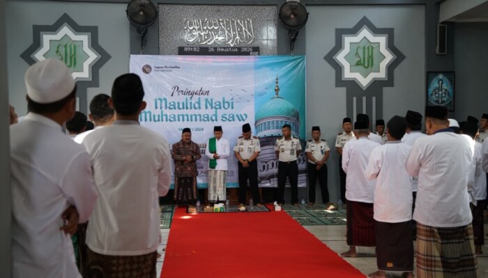 Teladani Akhlak Rasulullah, 250 Warga Binaan Lapas Narkotika P’amekasan Peringati Maulid 1448 Hijriyah