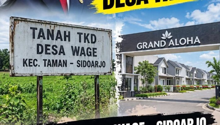 TANAH TKD WAGE DIPERTANYAKAN, GRAND ALOHA BERDIRI DI ATAS LAHAN YANG DIDUGA ASET DESA