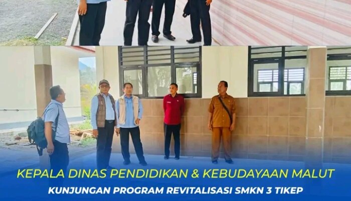 Kadis Pendidikan Malut Tinjau Revitalisasi SMK Negeri 3 Tidore, Dorong Peningkatan Mutu Pendidikan