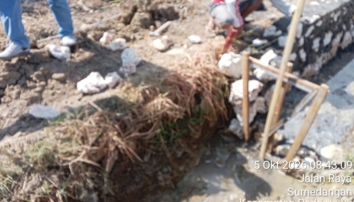 Proyek Irigasi Sumedangan Rp. 200 Juta Disorot, UPT PSDA dan APH Diminta Turun Cek Fisik