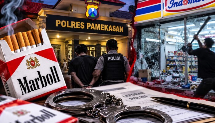 Sengkarut Dua Perkara di Polres Pamekasan, Kasus Marbol dan Pengrusakan Indomaret Disorot