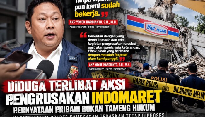 Pernyataan Pribadi Bermunculan, Kasatreskrim Tegaskan Pengrusakan Indomaret Tetap Diproses Hukum