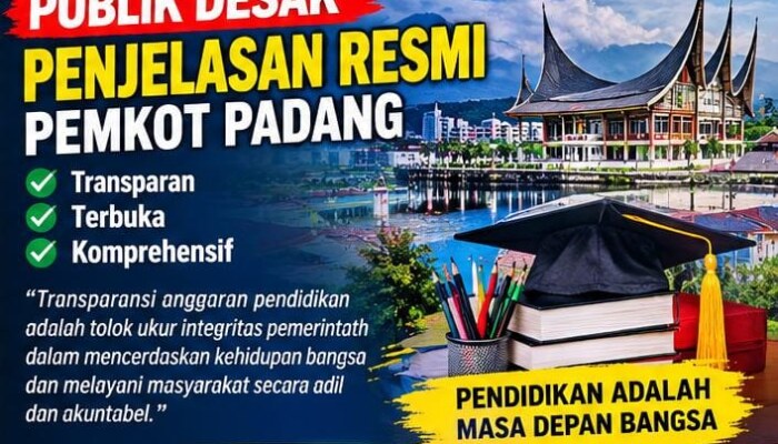 Sorotan Tajam BPK: Belanja Seragam Program Padang Juara Rp6,19 Miliar Dipertanyakan